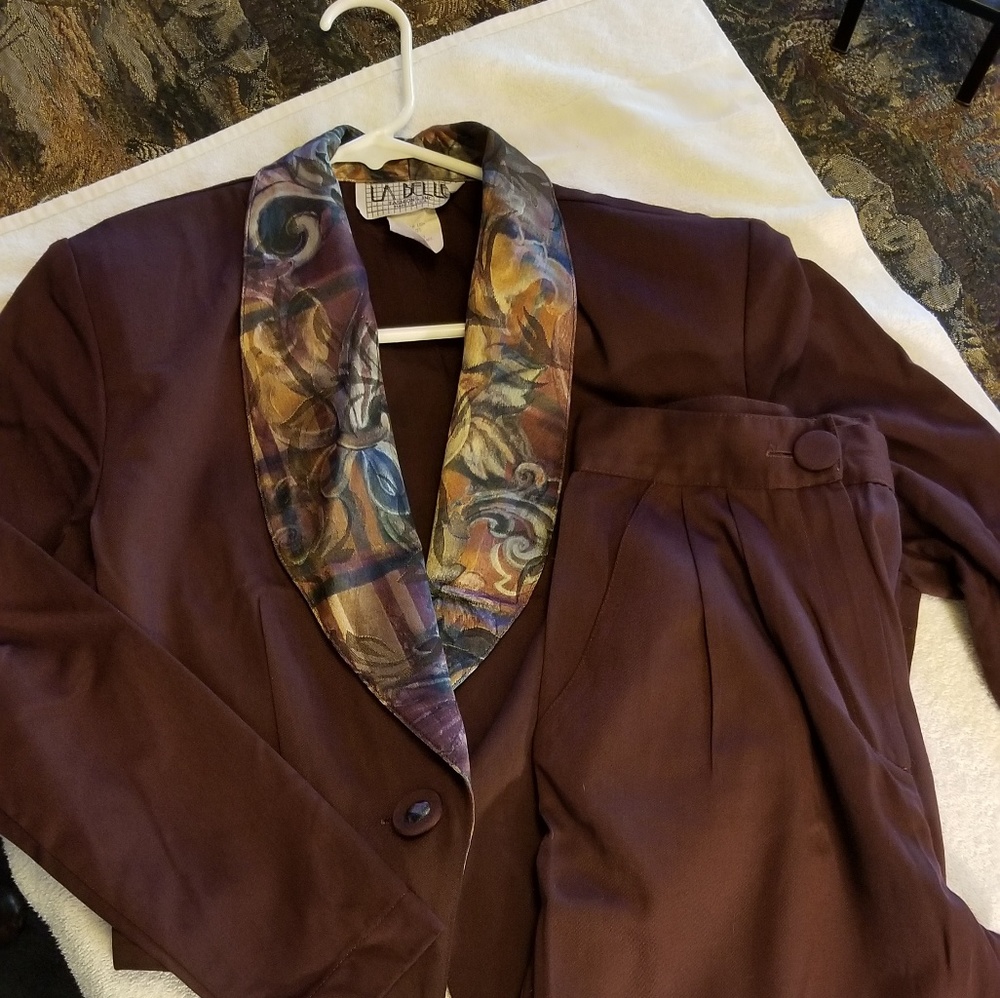 Vintage. 80's style & Great Fit LaBelle Jacket and Pants Set